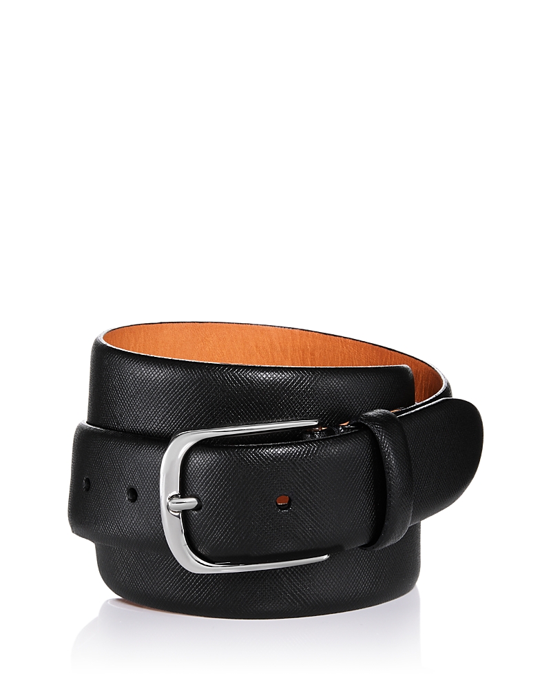 The Men's Store at Bloomingdale's Men's Saffiano Leather Belt - Exclusive