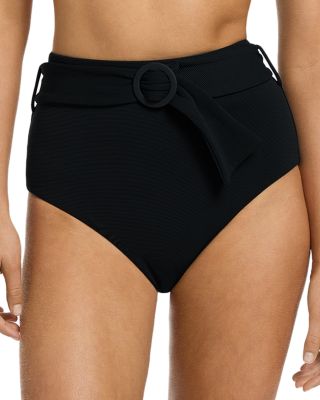 JETS - Isla Rib High Waist Bikini Bottom