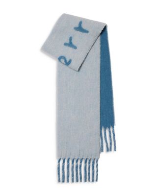 Reversible Logo Wool Blend Scarf