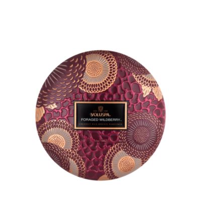 Foraged Wildberry 3 Wick Tin Candle, 12 oz.