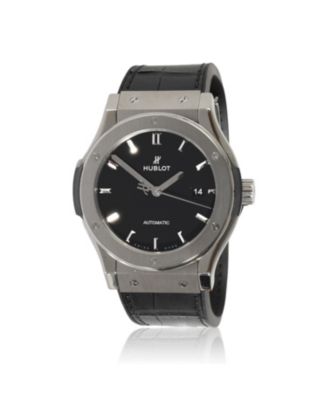 Pre-Owned Hublot - Titanium Classic Fusion Watch 542.NX.1171.LR 45.00