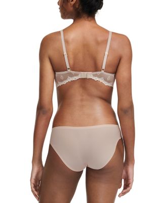 Champs-&amp;Eacute;lys&amp;eacute;es Lace Unlined Demi Bra &amp; Mid-Rise Hipster