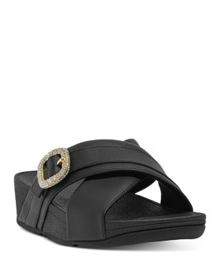 FitFlop - Women's Lulu Crystal Buckle Sandals
