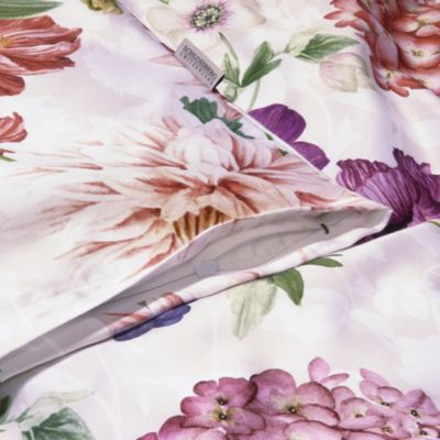 Ophelia Sateen Duvet Cover, Queen