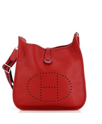 Pre-Owned Hermes Pm Evelyne Bag Gen Iii Clemence