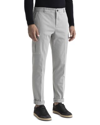 Peserico - Cotton Blend Regular Fit Cargo Chino Pants