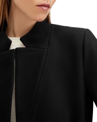 Sidney Wool Cashmere Blend Tailored Coat