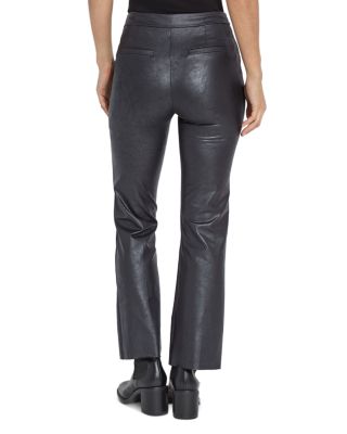 Elysse Foiled Faux Leather Bootcut Pants
