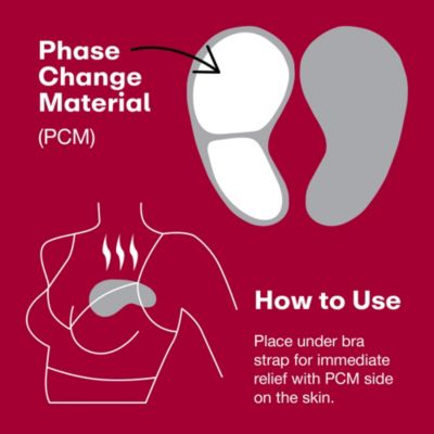 coldHER Cooling Bra Inserts, 1 Pair