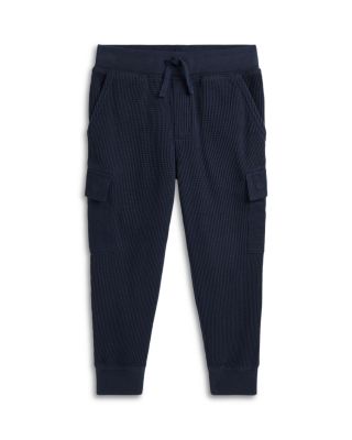 Ralph Lauren - Boys' Waffle Knit Cotton Cargo Jogger Pants - Little Kid, Big Kid