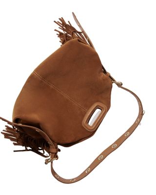Miss M Suede Fringe Crossbody