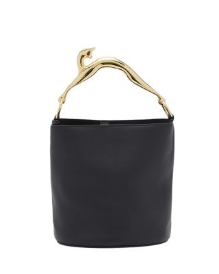 Lanvin Leather Fusion Cat Bucket Bag
