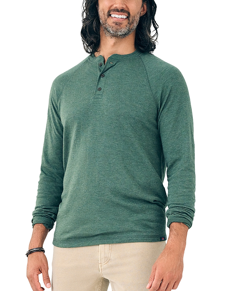 Faherty Cloud Long Sleeve Henley