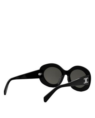 Triomphe Round Sunglasses, 54mm
