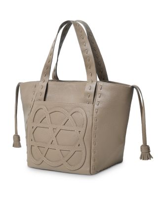 Cleo Grained Leather Tote Bag