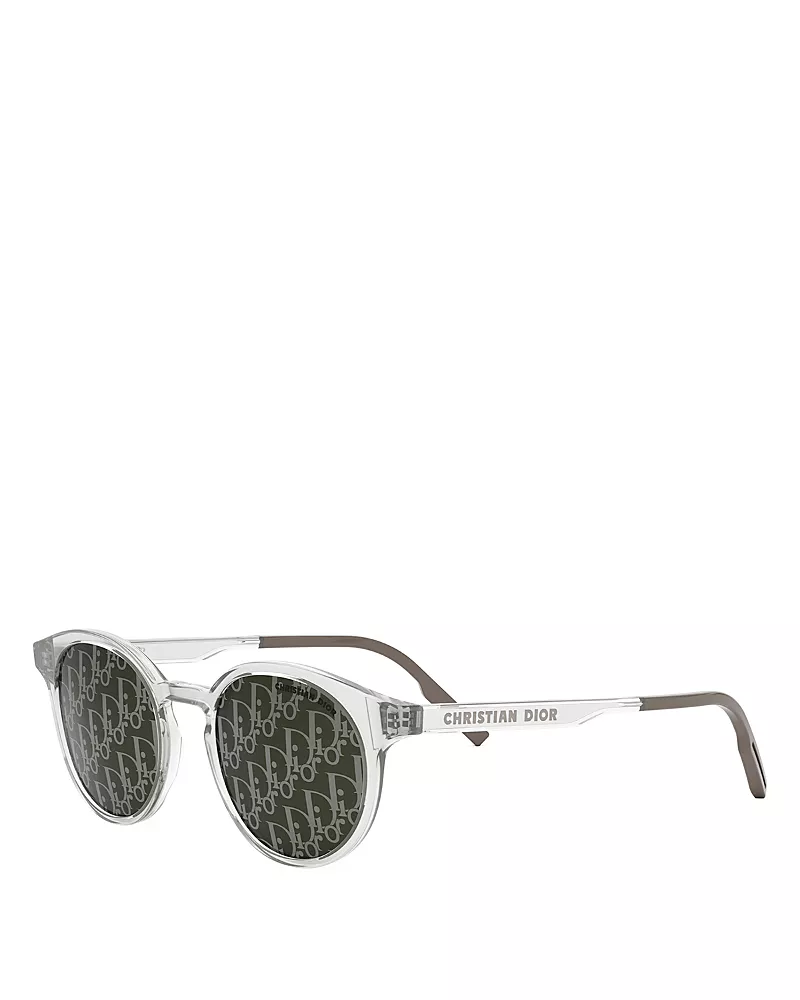 Dior DiorTag R1I Round Sunglasses, 49mm