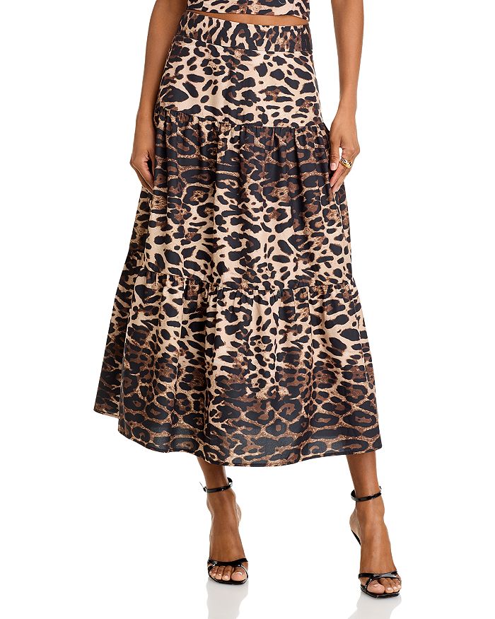 Animal Print Midi Skirt Exclusive