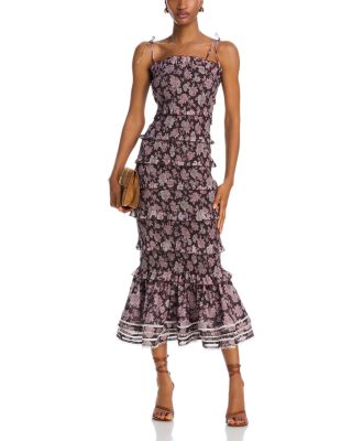 Smocked Geranium Dress 