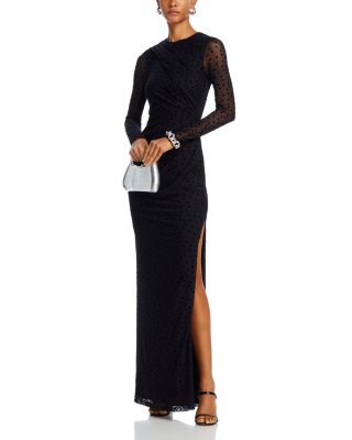 Makira Clip Dot Maxi Dress