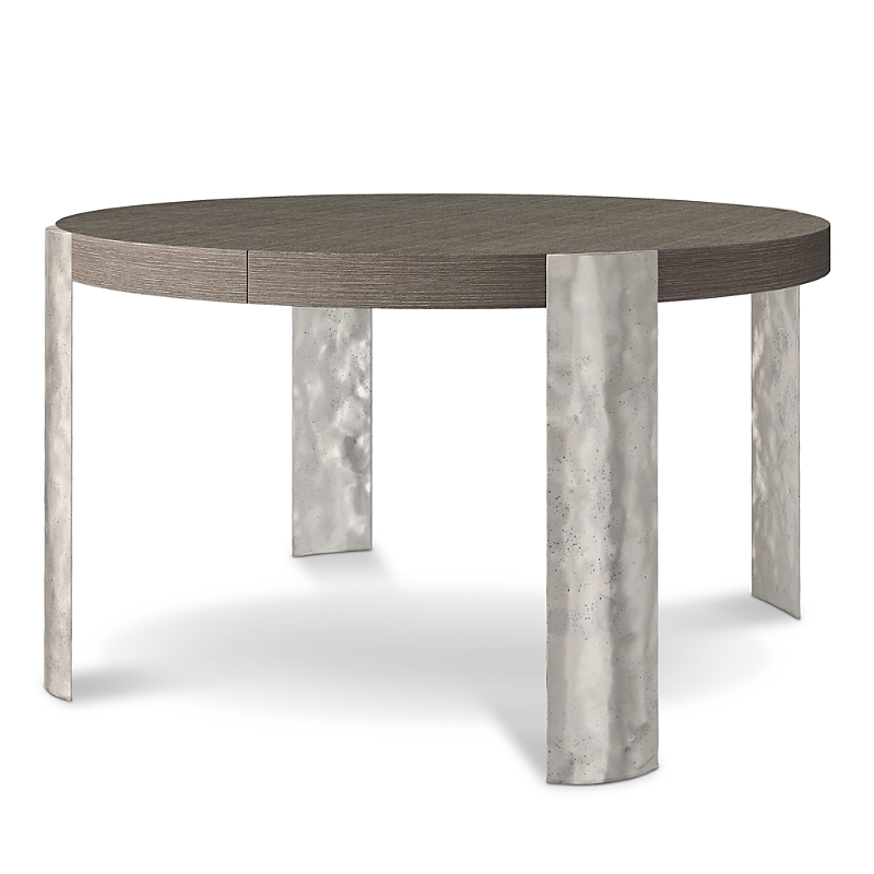 Bernhardt Prado Dining Table With 20" Leaf In Dark Brown
