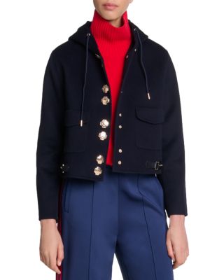 Maje - Vitalys Hooded Cropped Jacket