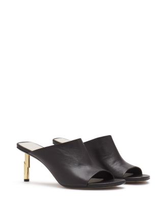 Lanvin Women&#039;s Leather Sequence Mules