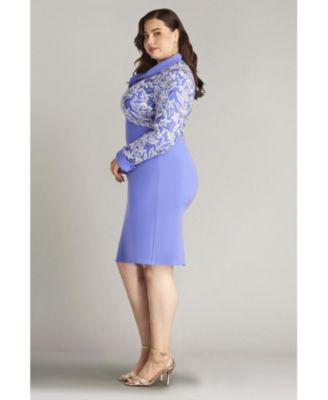 Plus Hutton Collar Dress