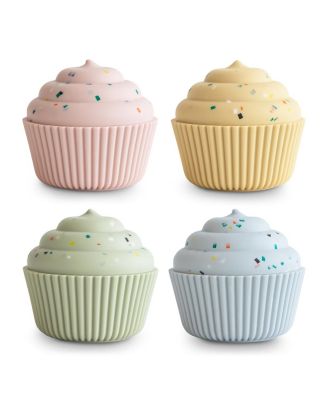 Mushie - Mix and Match Cupcake Toy - Ages - 10 Months +