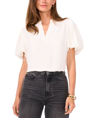VINCE CAMUTO - Puff Sleeved Blouse