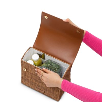 The Luncher Wicker Lunch Box