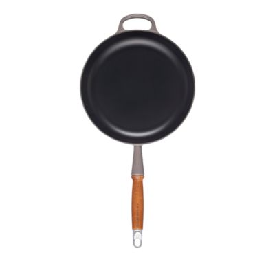 Enameled Cast Iron Alpine Wood Handle Fry Pan, 2.25 Qt
