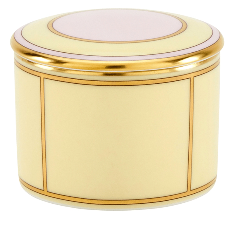 Ginori 1735 Porcelain Colonna Diva Giallo Small Bowl In Giallo