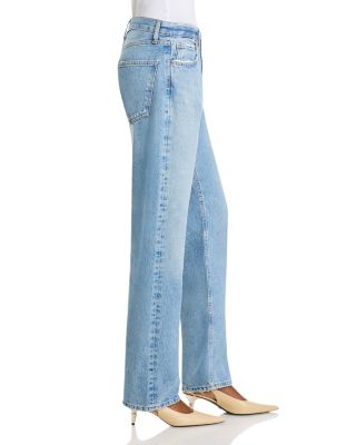 90s Pinch Waist High Rise Straight Jeans in Infinite