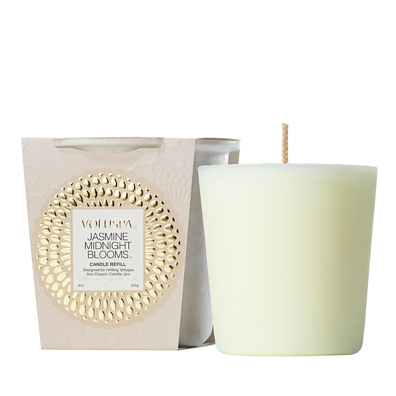 Voluspa Jasmine Midnight Blooms Classic Candle Refill