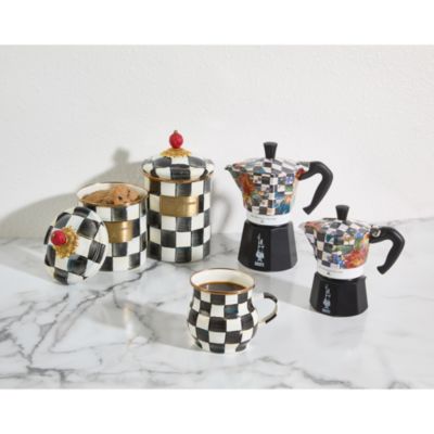 Mackenzie-Childs x Bialetti Courtly Flower Market 3 Cup Moka Pot