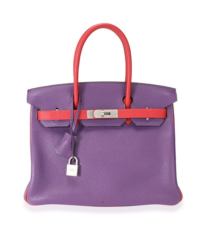 Pre Owned Hermes Birkin Leather Handbag Bloomingdale s