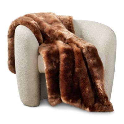 Hudson Park Collection - Luxe Faux Fur Throw - Exclusive