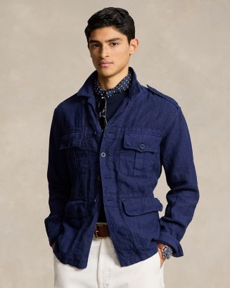 Ralph lauren military jacket mens on sale