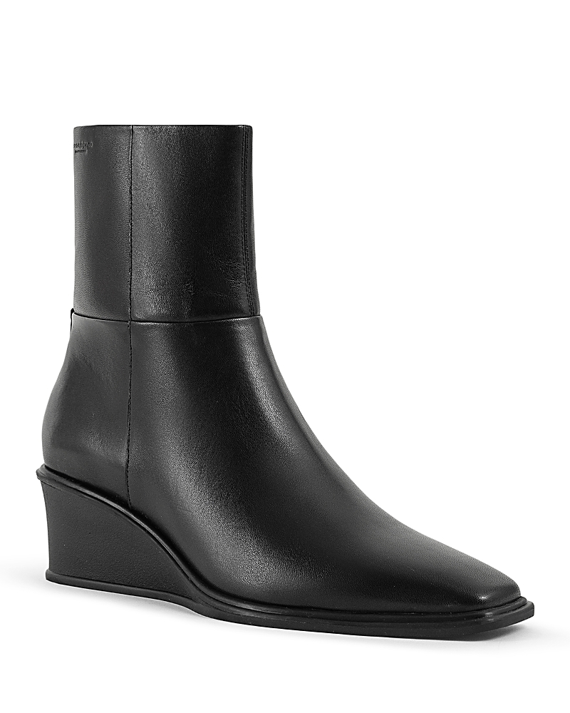 VAGABOND SHOEMAKERS WOMEN'S AINO SQUARE TOE WEDGE HEEL ANKLE BOOTS