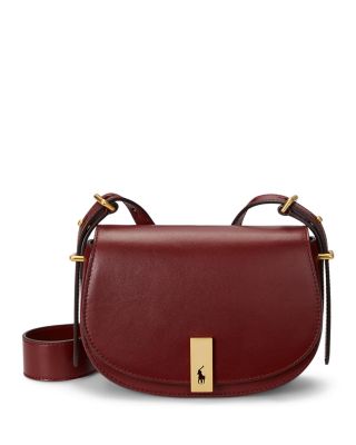 Polo Ralph Lauren Polo Id Mini Leather Saddle Bag
