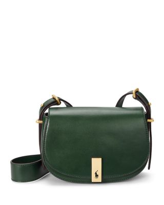 Polo Ralph Lauren Polo Id Mini Leather Saddle Bag