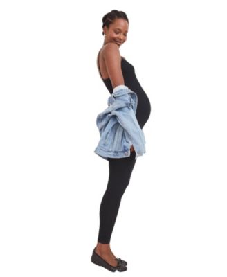 Body Rib Maternity Unitard
