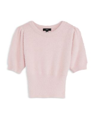 AQUA - Girls' Puff Sleeve Sweater, Little Kid, Big Kid - Exclusive