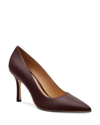 Women's Samantha Leather Pointed Pumps