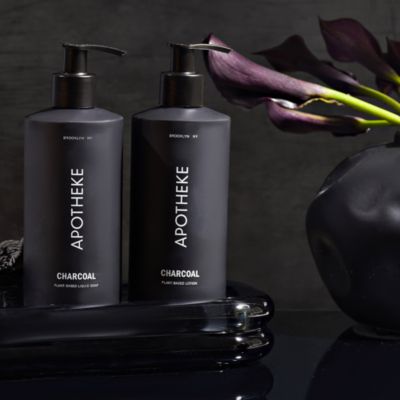 Charcoal Liquid Soap and Lotion Duo