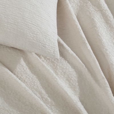 Seersucker 3 Piece Duvet Cover Set, King