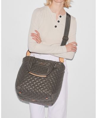 Medium Quilted Nylon Metro Tote Deluxe