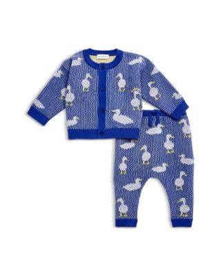 Burberry - Unisex Duck Wool Cashmere Cardigan & Joggers Set - Baby