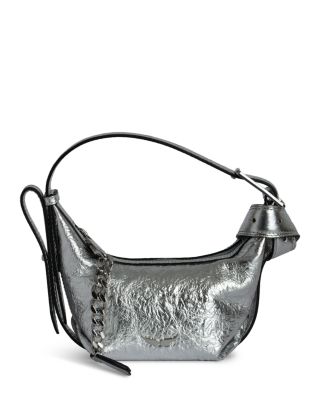 Zadig & Voltaire Le Cecilia Extra Small Creased Patent Leather Shoulder Bag