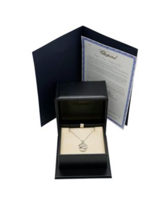  Happy Diamonds 18K White Gold Pendant